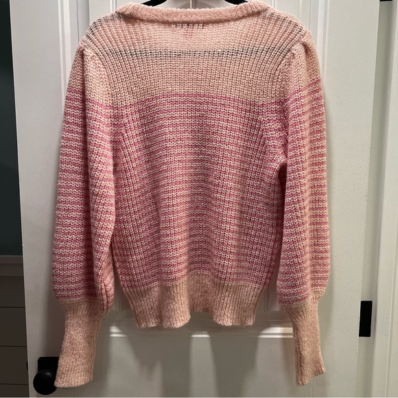 Lilly Pulitzer Peony Pink Sequined Long Sleeve Finney Sweater. Size Large. - Picture 5 of 15